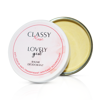 Baume Déodorant - Lovely Girl - Bonbon Fraise